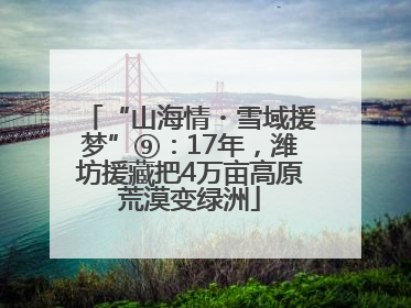 “山海情・雪域援梦”⑨：17年，潍坊援藏把4万亩高原荒漠变绿洲