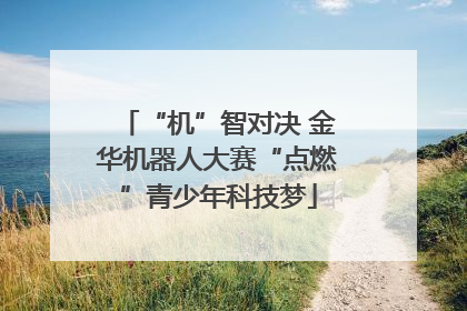 “机”智对决 金华机器人大赛“点燃”青少年科技梦