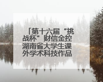 第十六届“挑战杯”财信金控湖南省大学生课外学术科技作品竞赛收官