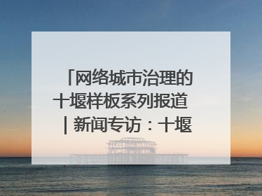 网络城市治理的十堰样板系列报道｜新闻专访：十堰为什么成为“黑马型”城市治理网络维度典型