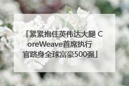 紧紧抱住英伟达大腿 CoreWeave首席执行官跻身全球富豪500强