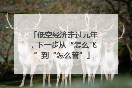 低空经济走过元年，下一步从“怎么飞”到“怎么管”