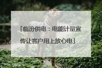 临汾供电：电能计量宣传让客户用上放心电