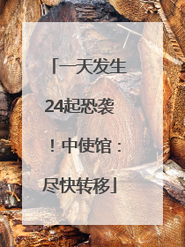一天发生24起恐袭！中使馆：尽快转移