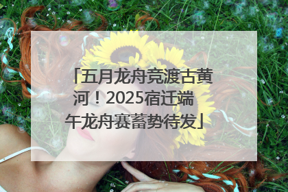 五月龙舟竞渡古黄河！2025宿迁端午龙舟赛蓄势待发
