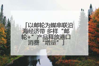 以邮轮为媒串联沿海经济带 多样“邮轮+”产品释放港口消费“增量”