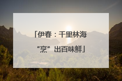 伊春：千里林海“烹”出百味鲜