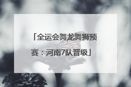 全运会舞龙舞狮预赛：河南7队晋级