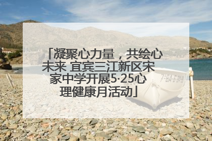 凝聚心力量，共绘心未来 宜宾三江新区宋家中学开展5·25心理健康月活动