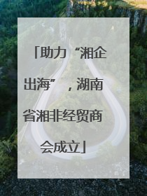 助力“湘企出海”，湖南省湘非经贸商会成立