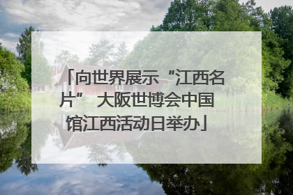 向世界展示“江西名片” 大阪世博会中国馆江西活动日举办