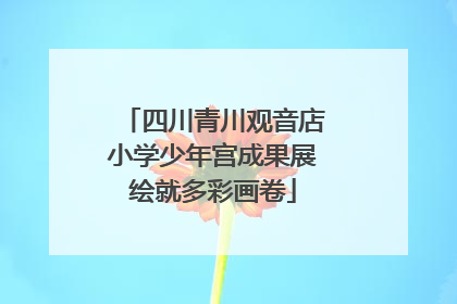 四川青川观音店小学少年宫成果展绘就多彩画卷