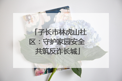 子长市林虎山社区：守护家园安全 共筑反诈长城