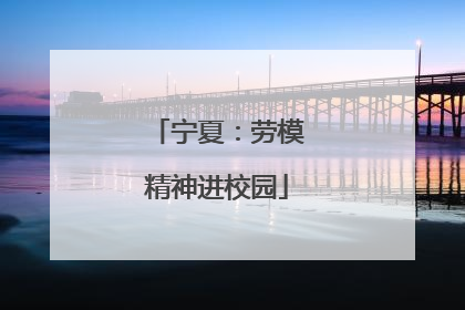 宁夏：劳模精神进校园