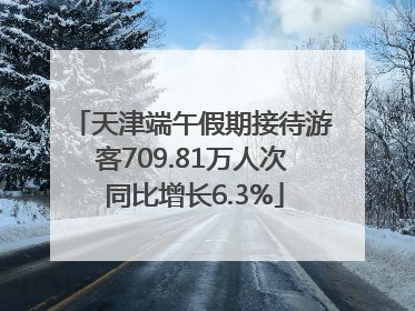 天津端午假期接待游客709.81万人次 同比增长6.3%