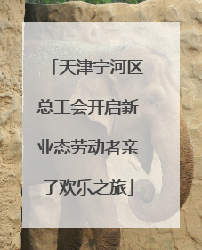 天津宁河区总工会开启新业态劳动者亲子欢乐之旅