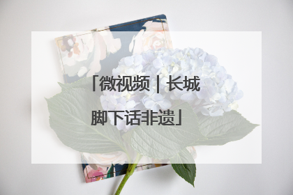 微视频｜长城脚下话非遗