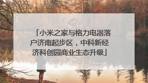 小米之家与格力电器落户济南起步区，中科新经济科创园商业生态升级