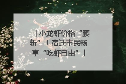 小龙虾价格“腰斩”！宿迁市民畅享“吃虾自由”