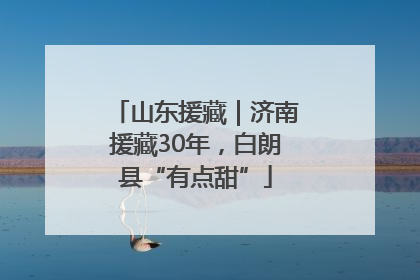 山东援藏｜济南援藏30年，白朗县“有点甜”
