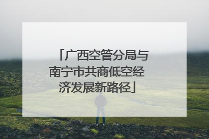 广西空管分局与南宁市共商低空经济发展新路径