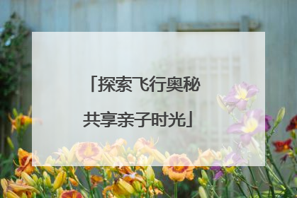 探索飞行奥秘 共享亲子时光