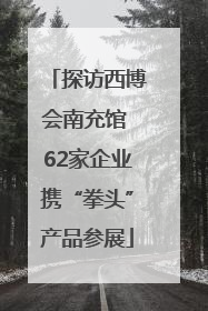探访西博会南充馆 62家企业携“拳头”产品参展