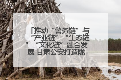 推动“警务链”与“产业链”“生态链”“文化链”融合发展 甘肃公安打造陇原旅游警务品牌