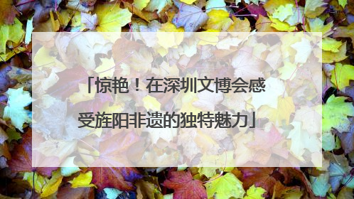 惊艳！在深圳文博会感受旌阳非遗的独特魅力