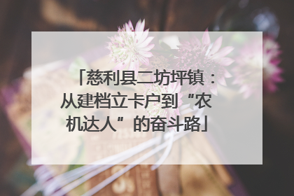 慈利县二坊坪镇：从建档立卡户到“农机达人”的奋斗路