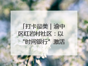 打卡最美｜渝中区红岩村社区：以“时间银行”激活垃圾分类新动能