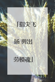 指尖飞扬 剪出劳模魂