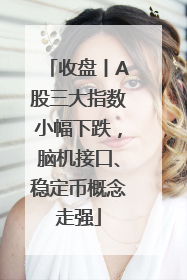 收盘丨A股三大指数小幅下跌，脑机接口、稳定币概念走强