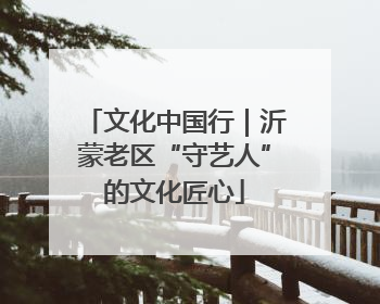 文化中国行｜沂蒙老区“守艺人”的文化匠心