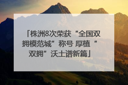 株洲8次荣获“全国双拥模范城”称号 厚植“双拥”沃土谱新篇