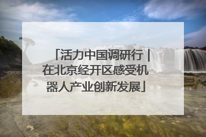 活力中国调研行｜在北京经开区感受机器人产业创新发展