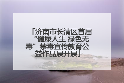济南市长清区首届“健康人生 绿色无毒”禁毒宣传教育公益作品展开展