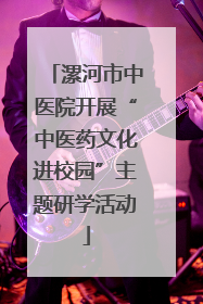 漯河市中医院开展“中医药文化进校园”主题研学活动