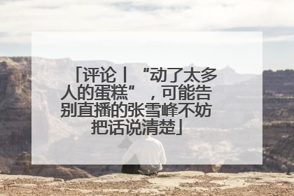评论丨“动了太多人的蛋糕”，可能告别直播的张雪峰不妨把话说清楚