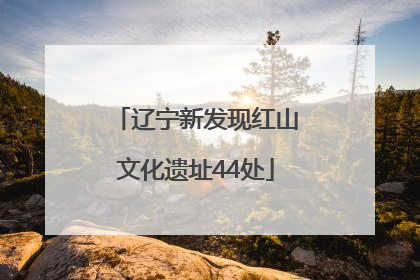 辽宁新发现红山文化遗址44处