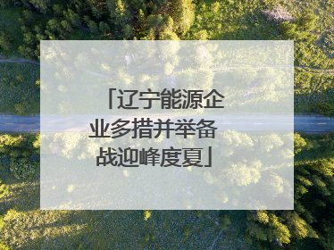 辽宁能源企业多措并举备战迎峰度夏