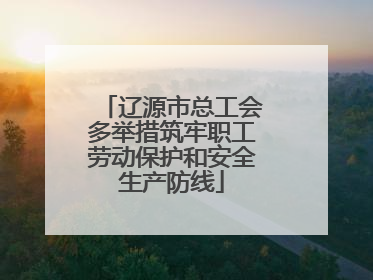 辽源市总工会多举措筑牢职工劳动保护和安全生产防线