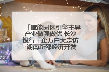 赋能园区引擎主导产业做强做优 长沙银行千企万户大走访·湖南新邵经济开发区专场活动举行