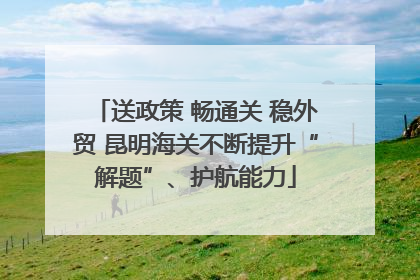 送政策 畅通关 稳外贸 昆明海关不断提升“解题”、护航能力