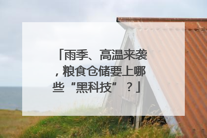 雨季、高温来袭，粮食仓储要上哪些“黑科技”？