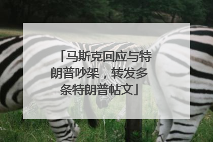 马斯克回应与特朗普吵架，转发多条特朗普帖文
