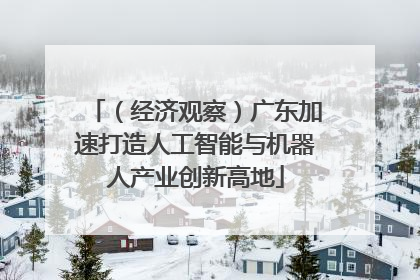 （经济观察）广东加速打造人工智能与机器人产业创新高地