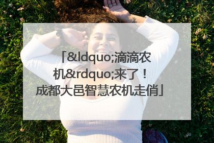 “滴滴农机”来了！成都大邑智慧农机走俏