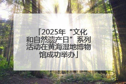 2025年“文化和自然遗产日”系列活动在黄海湿地博物馆成功举办