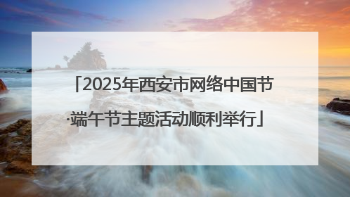 2025年西安市网络中国节·端午节主题活动顺利举行